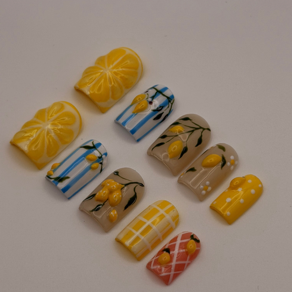 Custom Press-ons at Oh My Nails! By V in Fredericksburg, TX