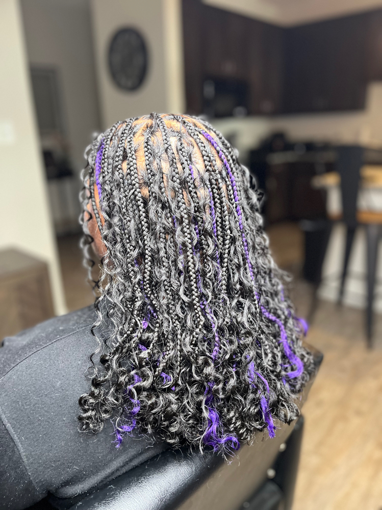 Knotless Braid Bob at Keyzkreativestylz in Chesapeake, VA