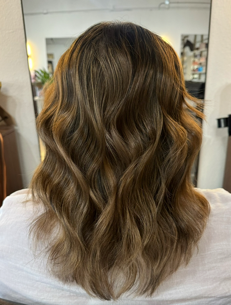 Balayage Short Hair at Hair by Kylee MeHarg in Terrell, TX
