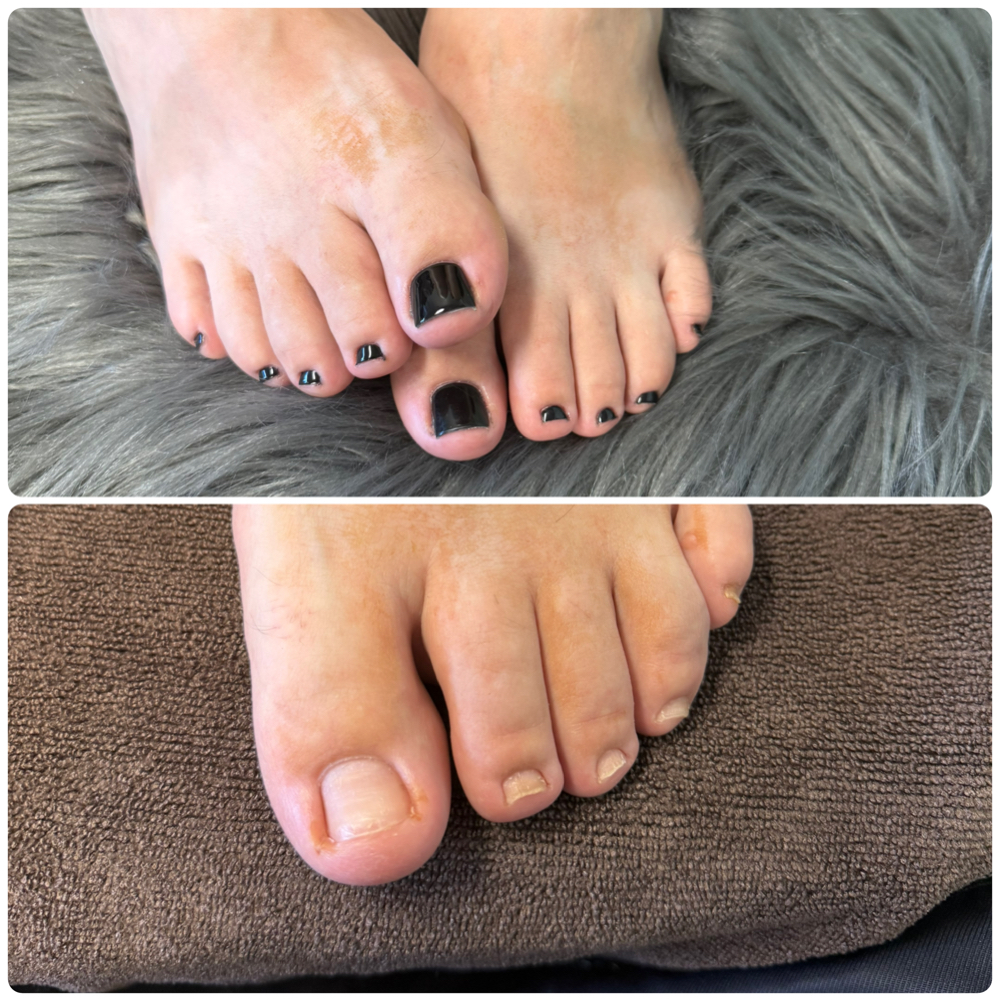 Gel X toes at Lupethenailtech in Spring Creek, NV