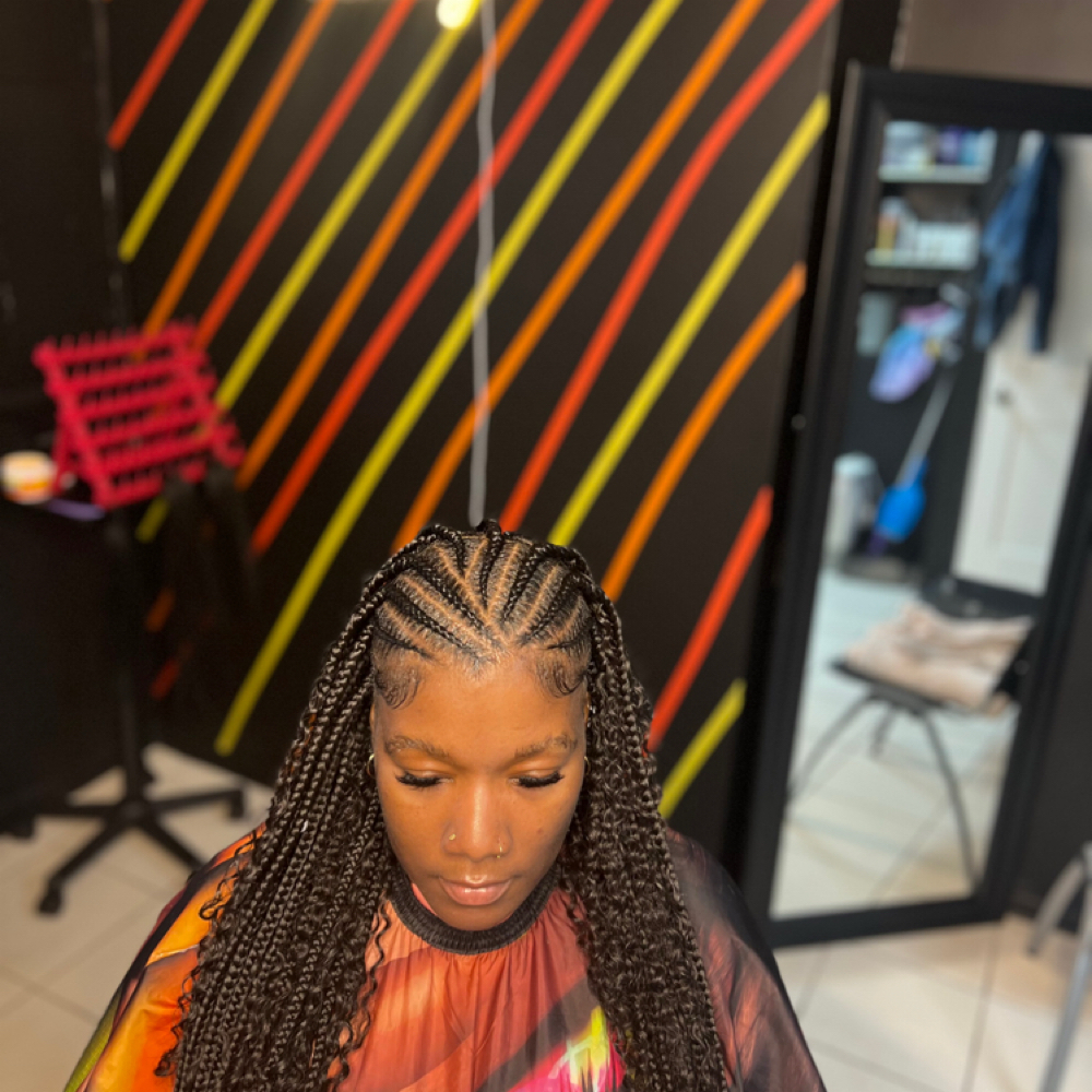 Fulani Braids (Medium) at Improve My Mood in Atlanta, GA