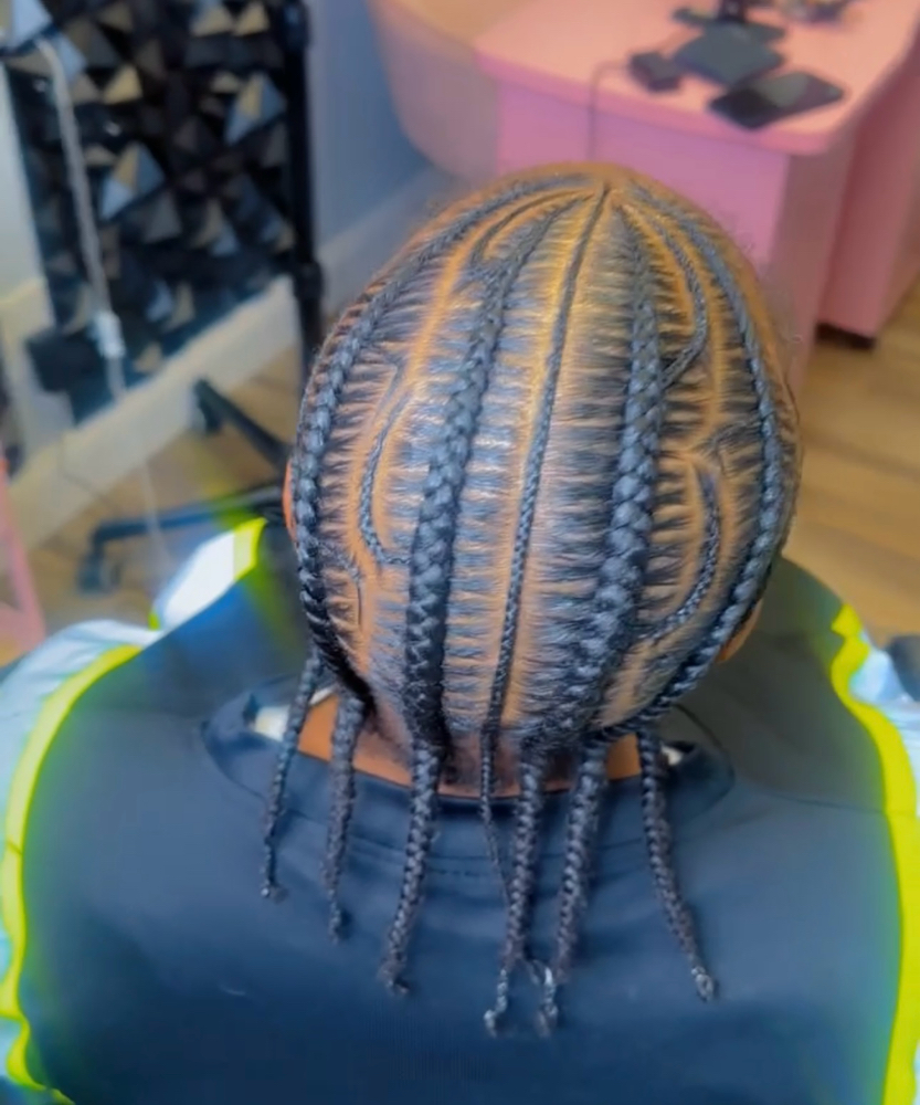 Boys freestyle Braids