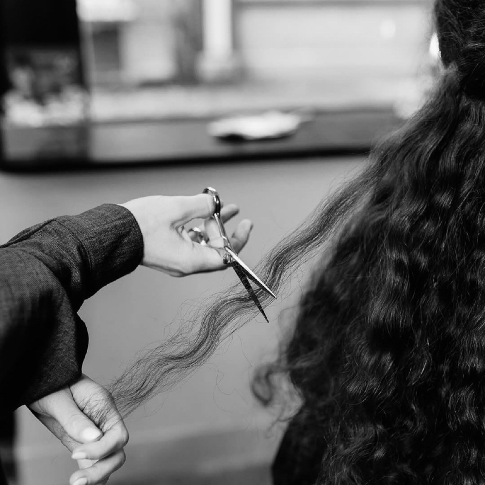 Curly Haircut & Design at Ember & Ash Salon in Midlothian, TX