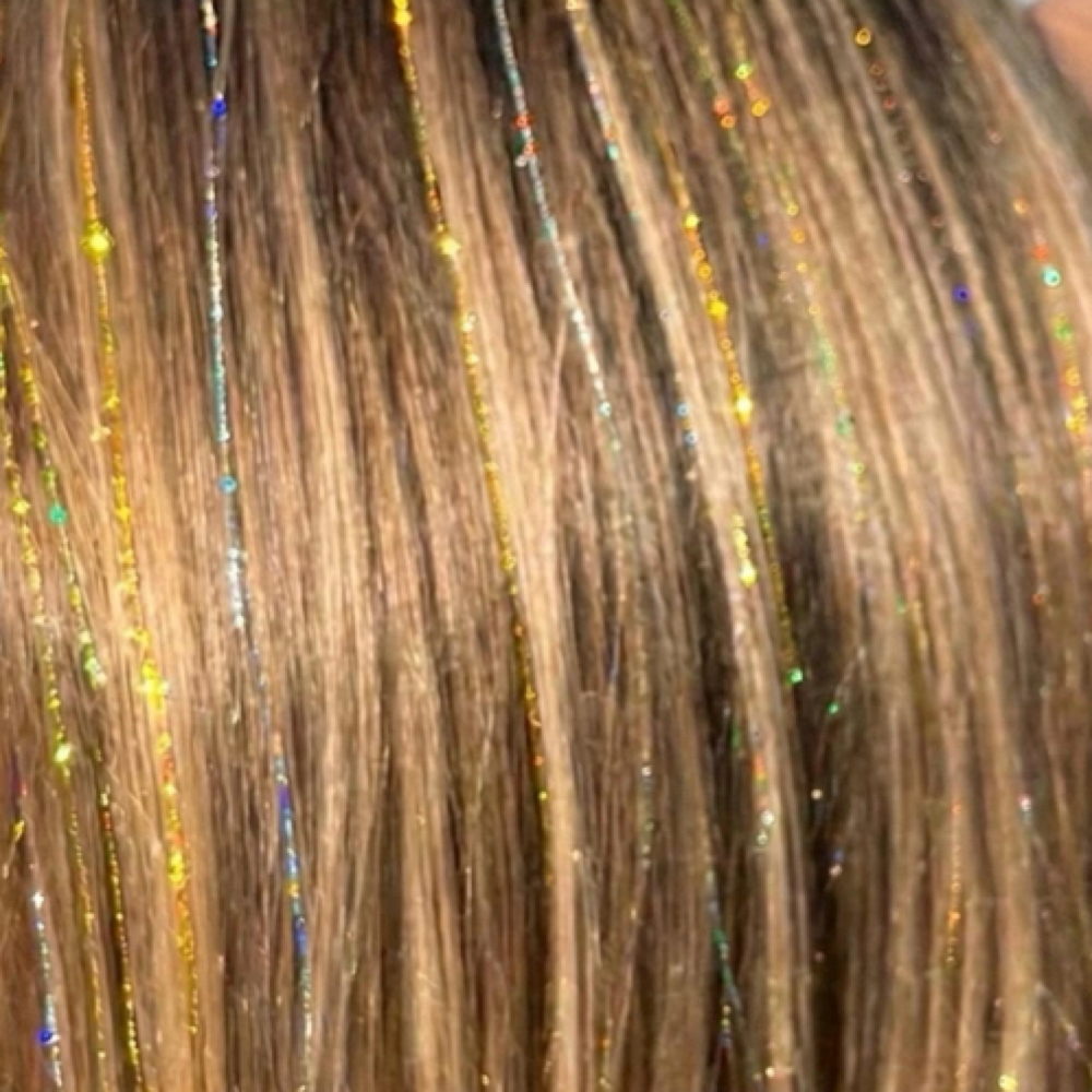 Fairy hair at Glam with Sammy in Graham, NC
