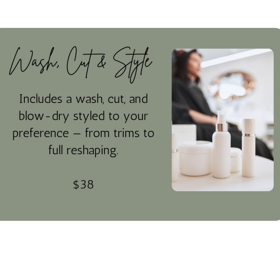 Wash, Cut & Style