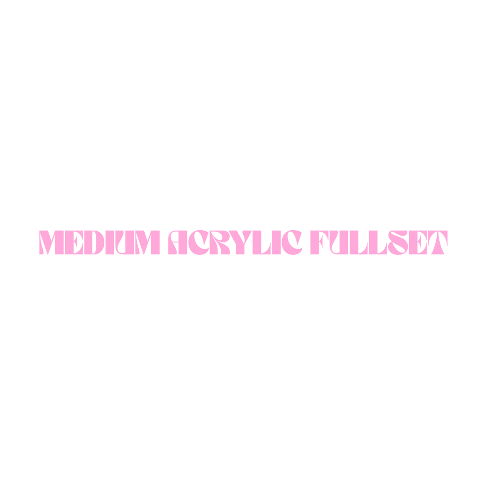 Medium Acrylic Fullset at Pink & Pretty in Dorchester, MA