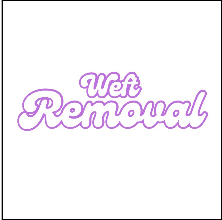 WEFT EXTENSION REMOVAL