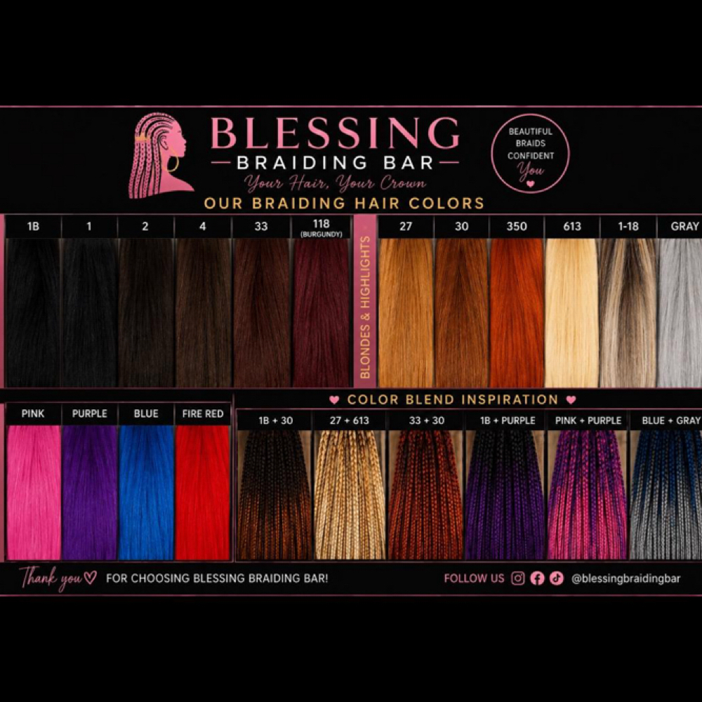 Color Blend ( Only Add To Style) at Blessing braiding bar in South Holland, IL