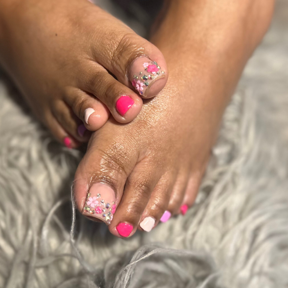 Sugar Rush Pedicure at ImPRESSed Nails By Casie Sparks in North Charleston, SC