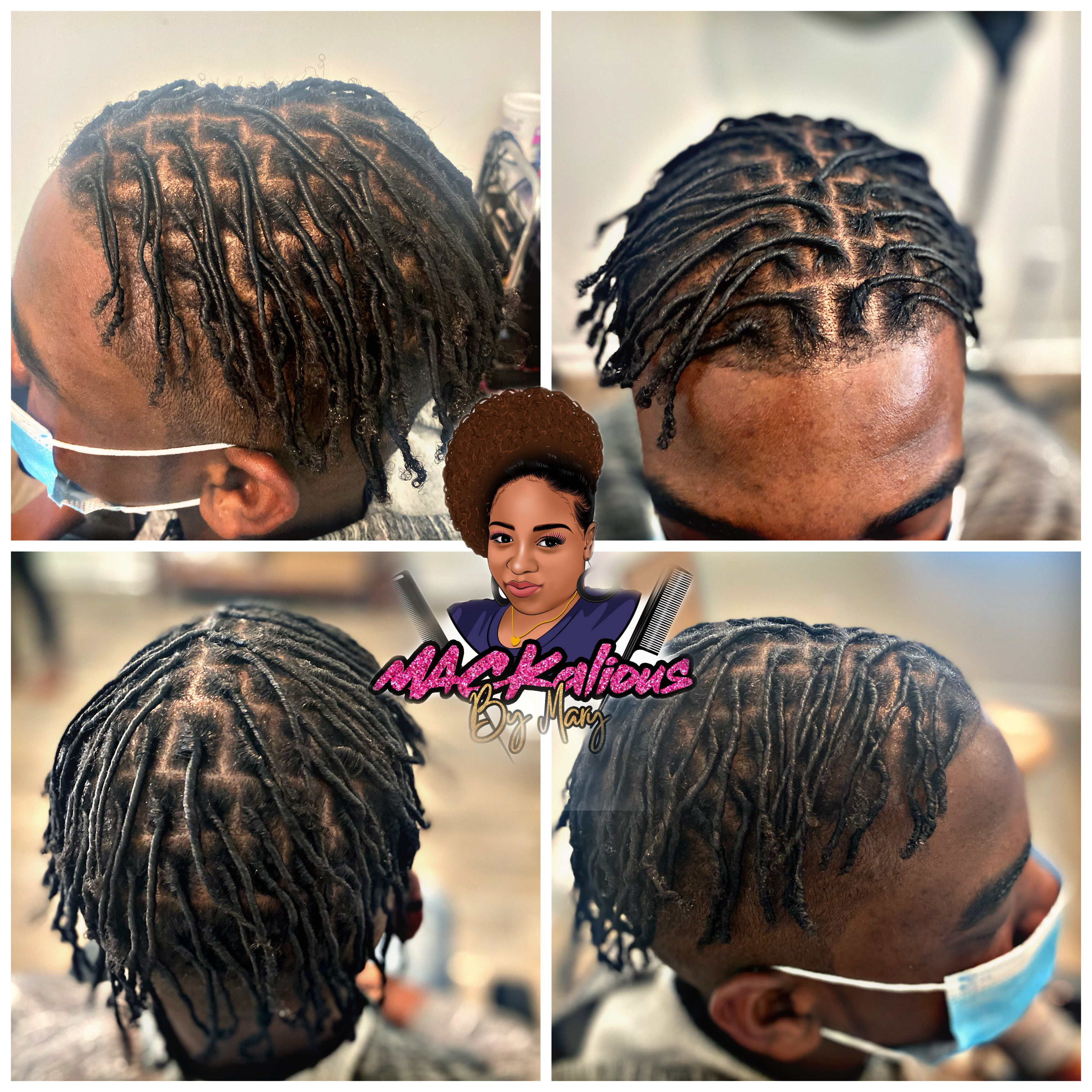 Adult Starter Locs (Faded Top)