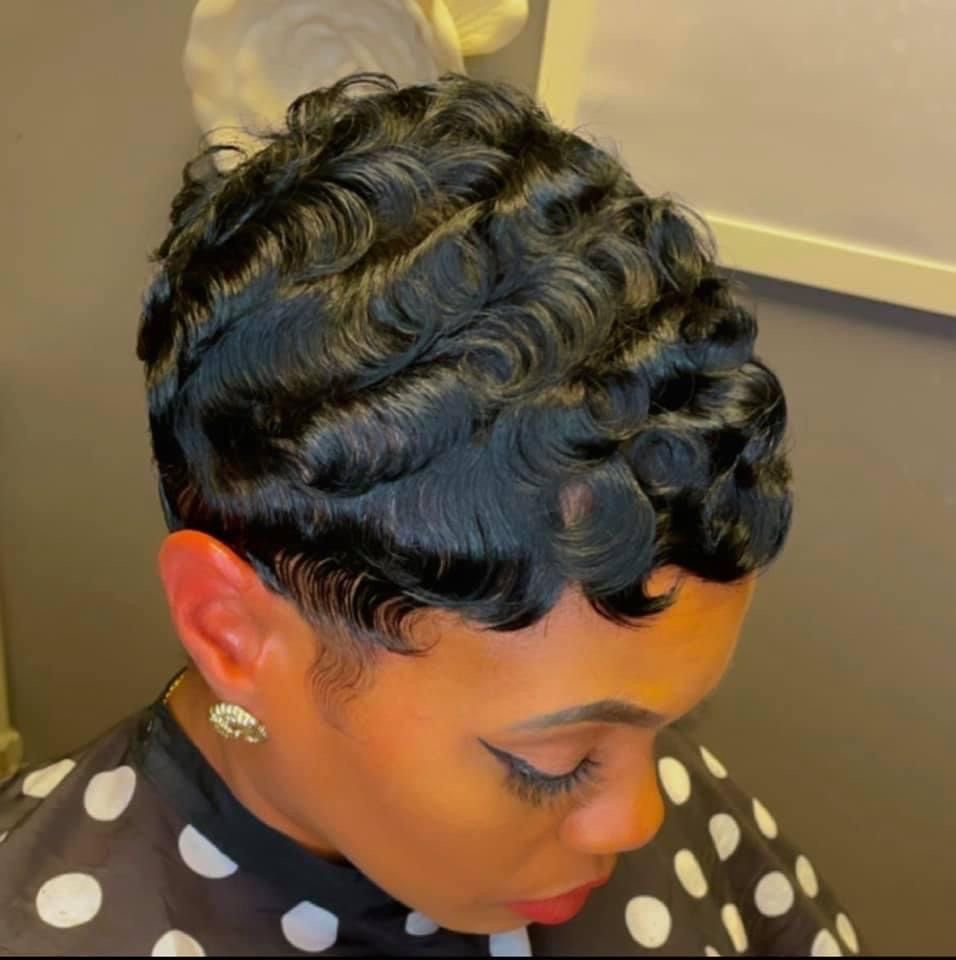 Virgin Relaxer & Pixie Cut Big Chop