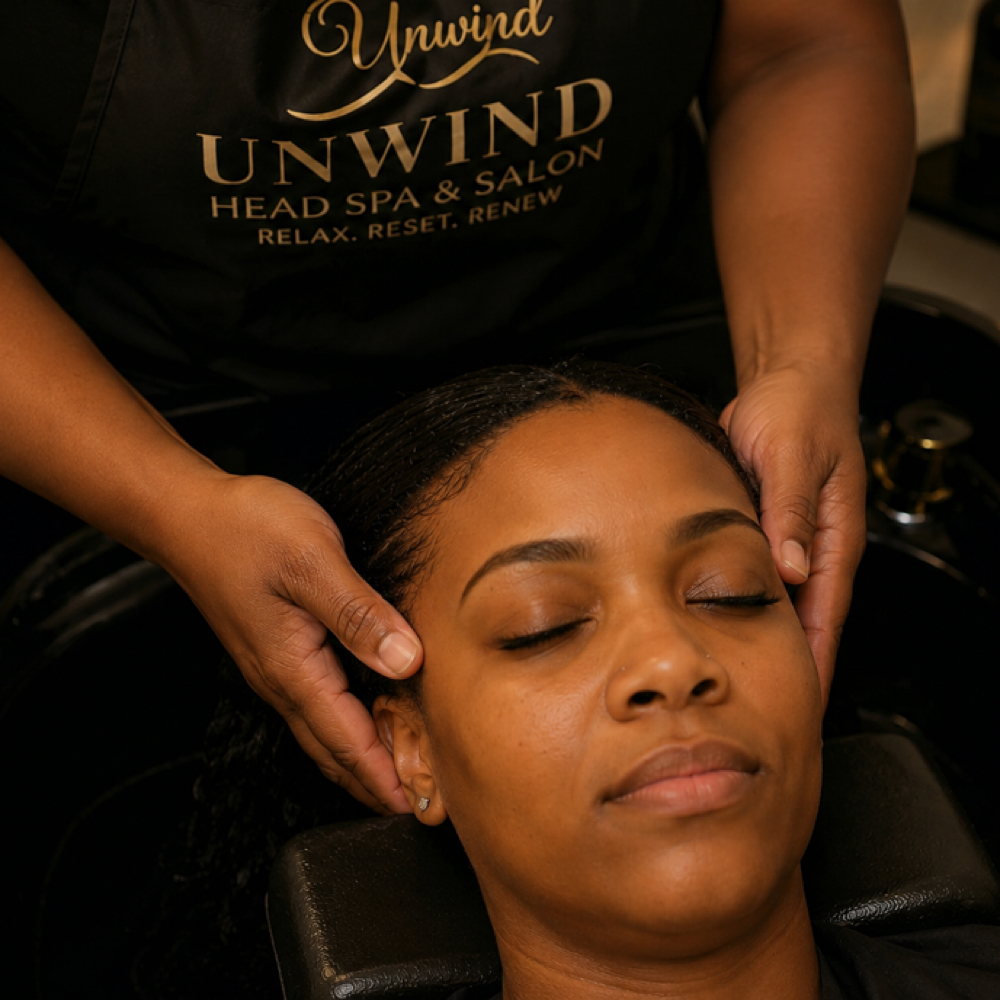 Sensory Scalp Reset at Unwind Head Spa & Salon, LLC in Clarksville, TN