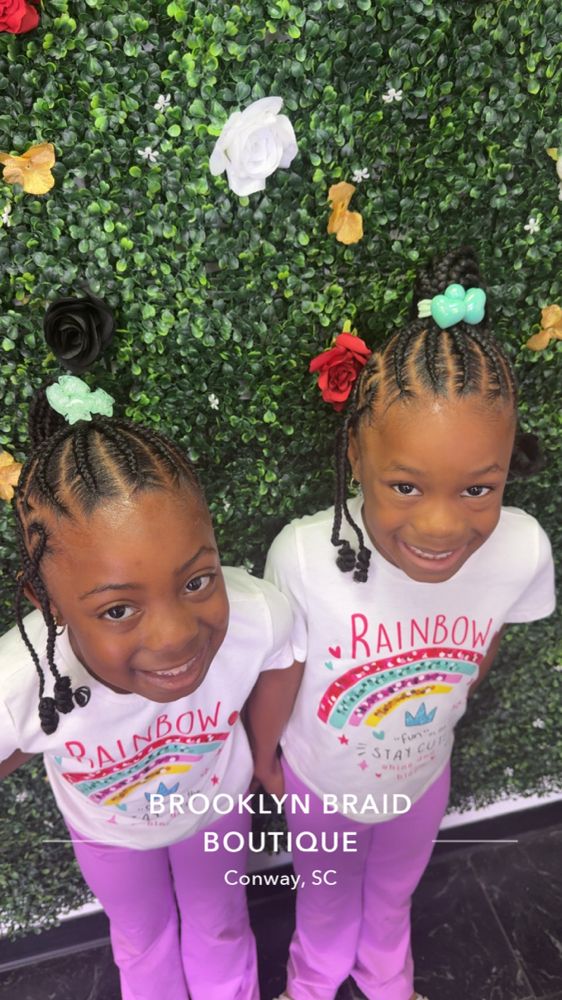 Kiddie Braids W/weave