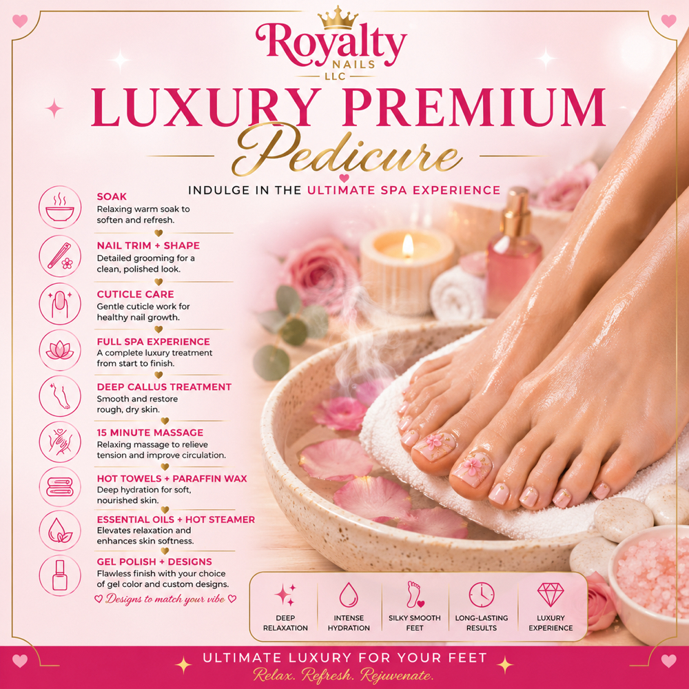 Premium Pedicure at Royalty Nails LLC in Colorado Springs, CO