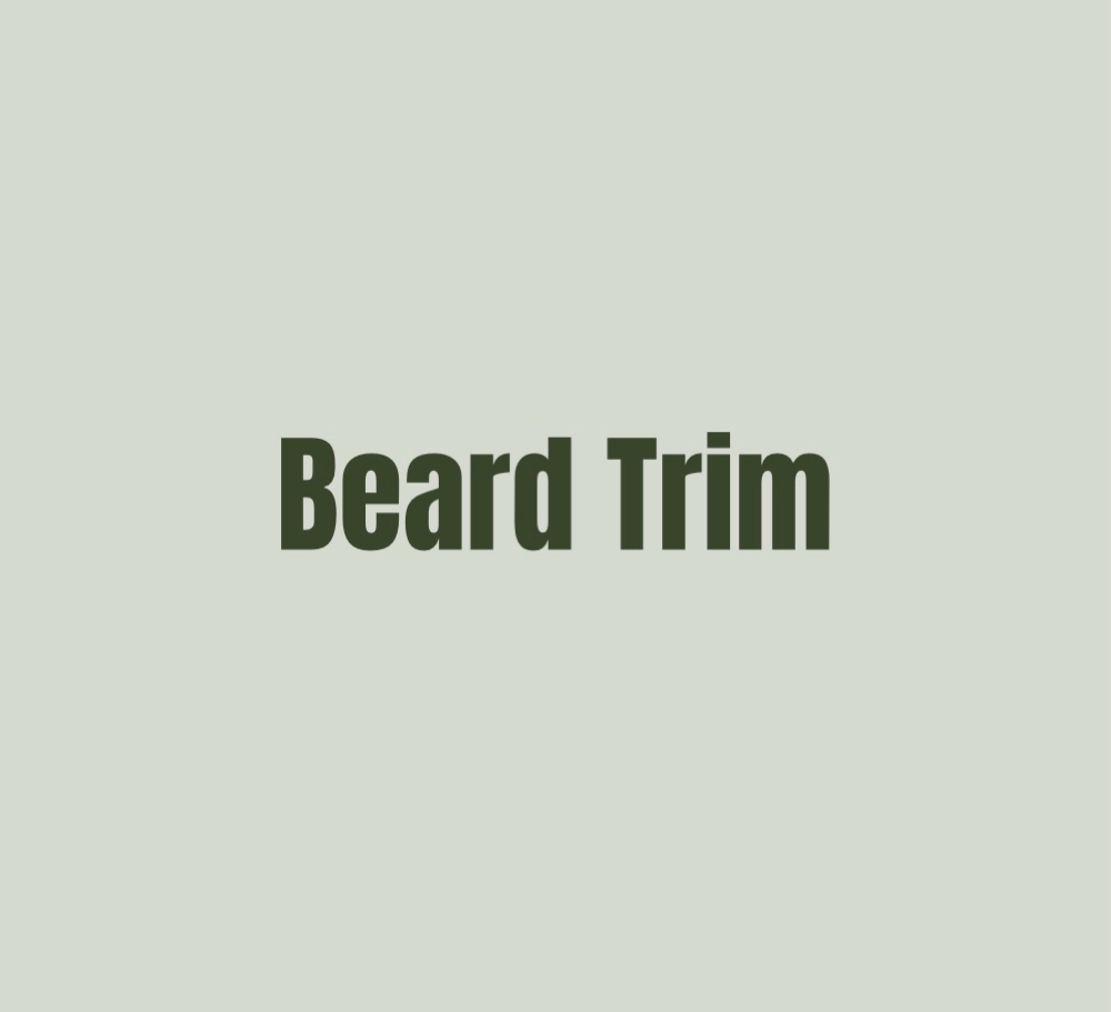 Beard Trim at Center Street Studio in Sebewaing, MI