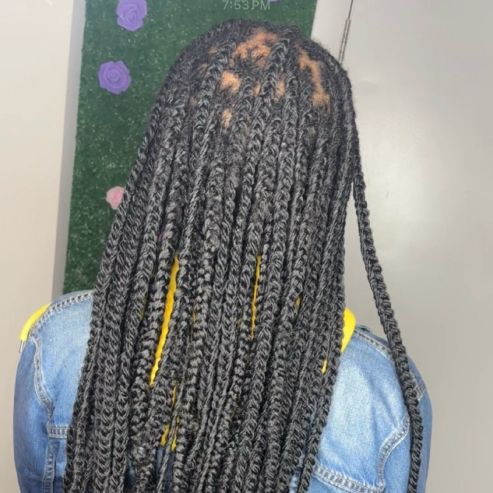 Braids Over Micro And sisterlocs at Alluring Locs by Choc in Salisbury, MD