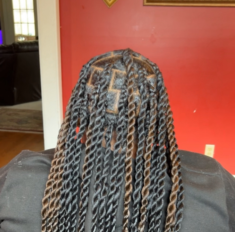 Large Sengalese/Island Twist