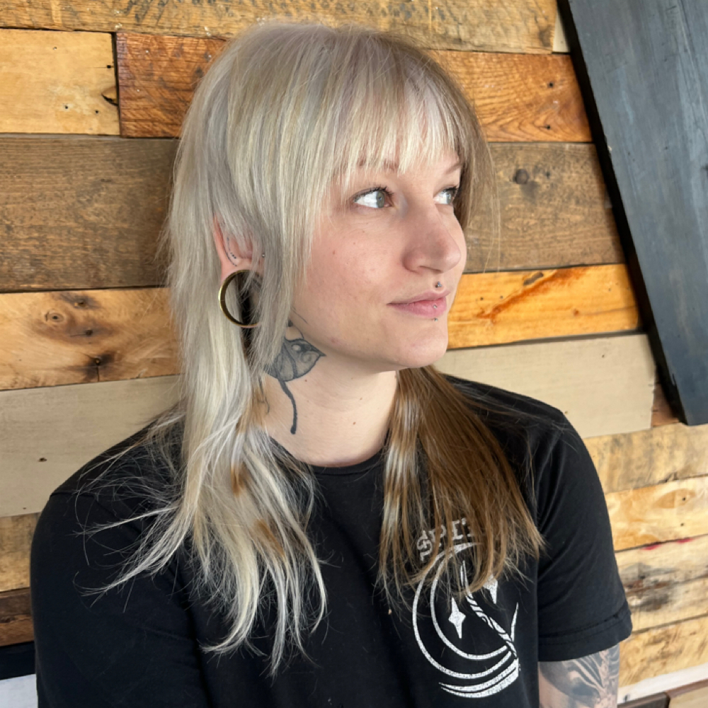 Root touch up at Ash and Honey Salon in Grand Junction, CO