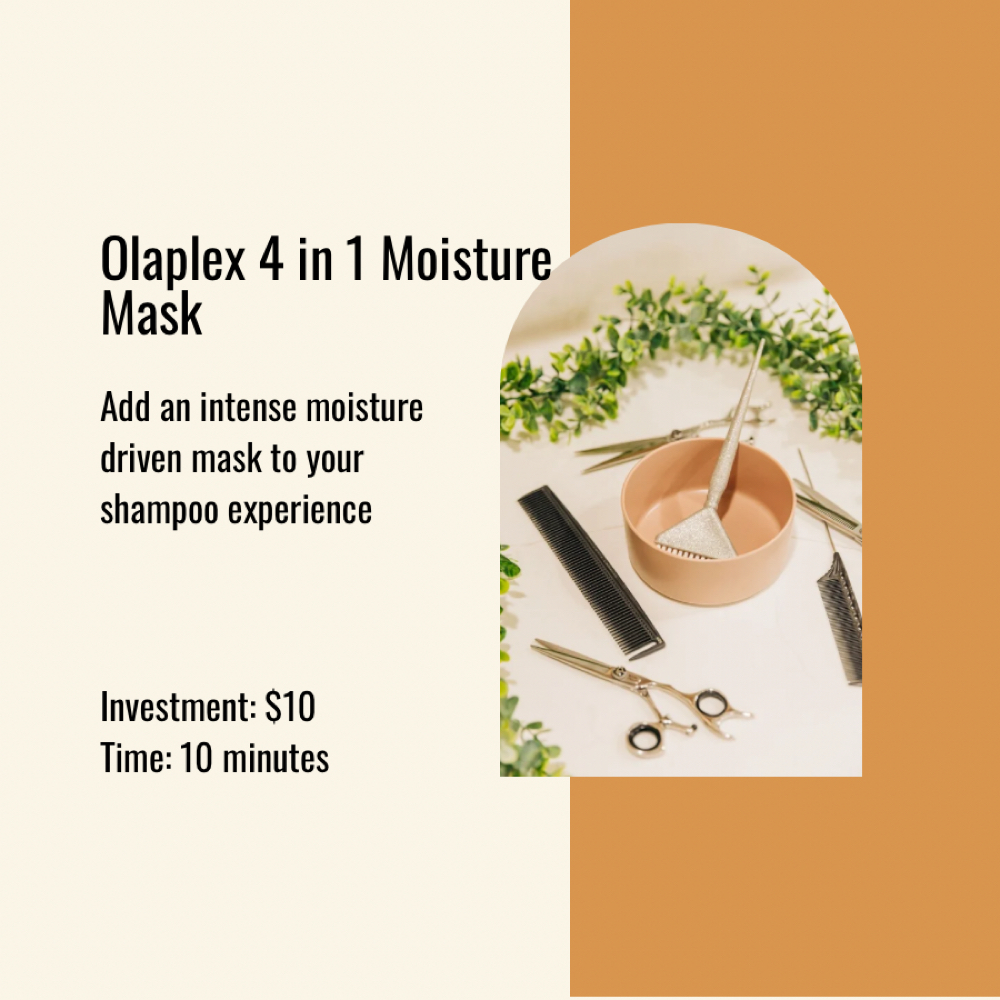 Olaplex 4 In 1 Moisture Mask at Sunkissed Studio Salon in Palm Desert, CA