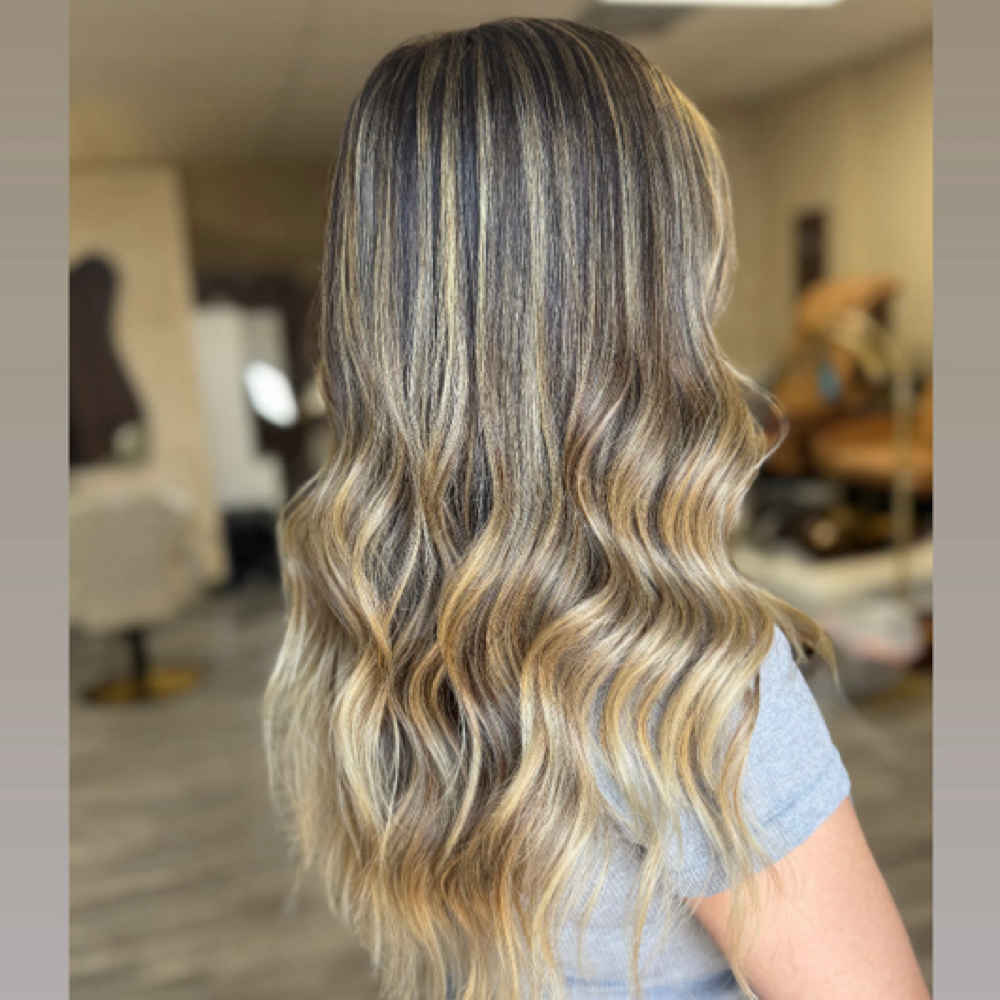 Partial Balayage (Retouch) at Itzel’s Hair Studio in Alton, TX