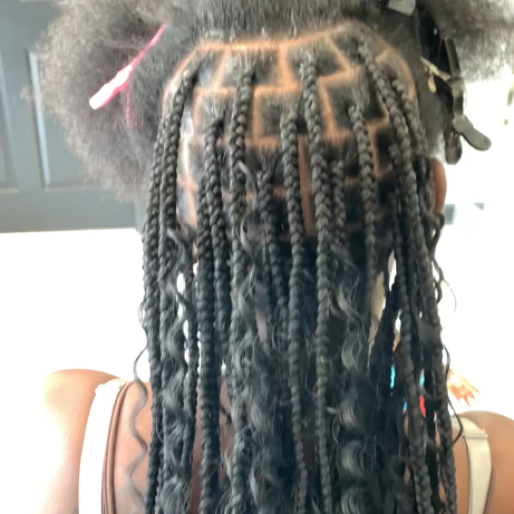 Bohemian Knotless Braids