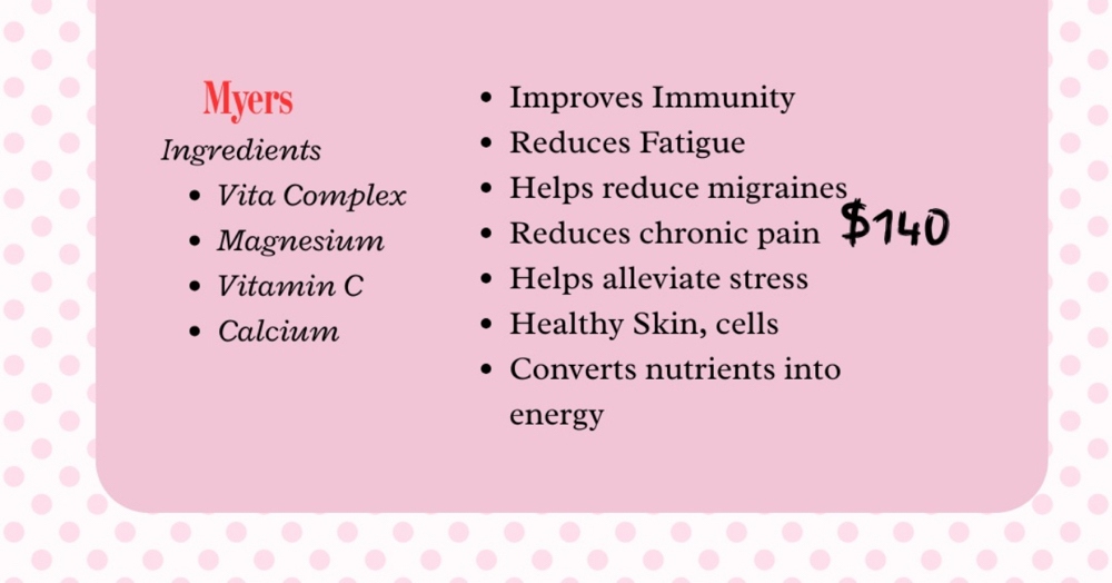 Myers Cocktail at NR Fit & Body Sculpt Studio in Harlingen, TX