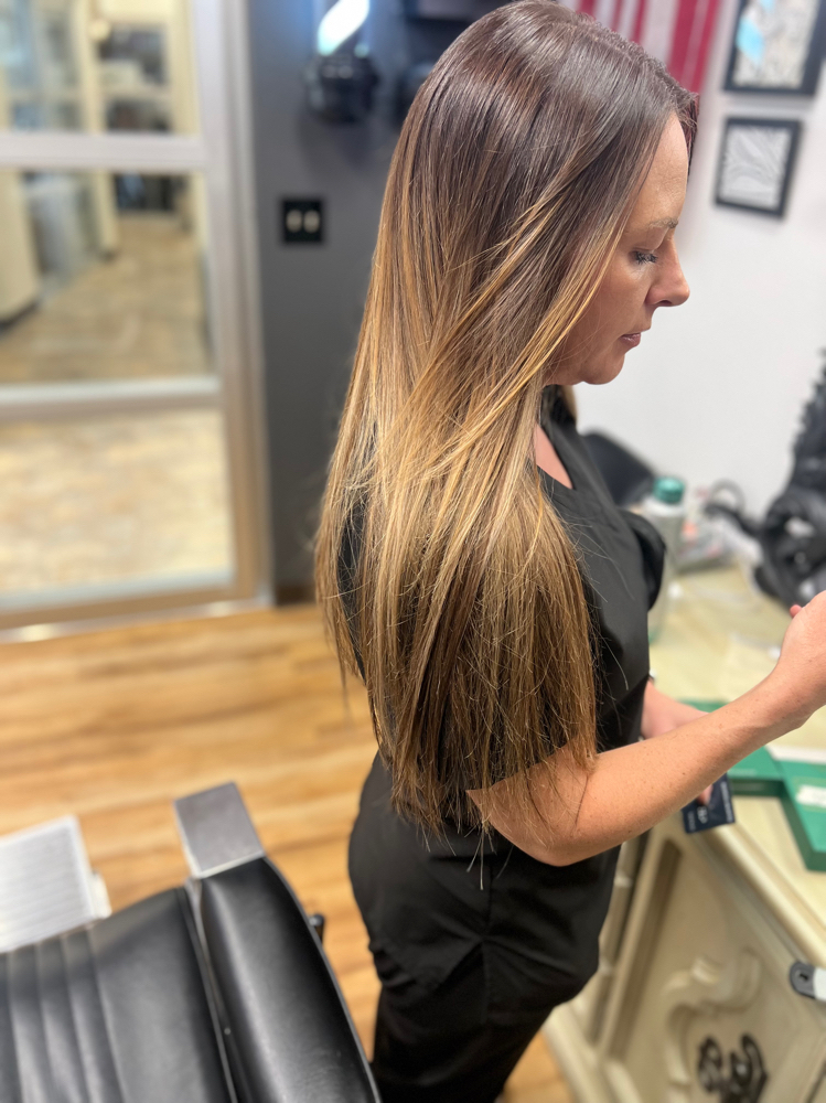 Tape In Extensions at Blades N’ Fades in Littleton, CO