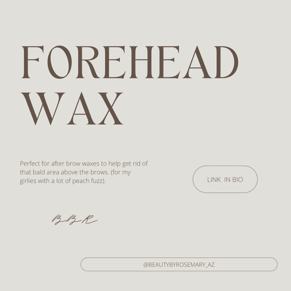 Forehead Wax