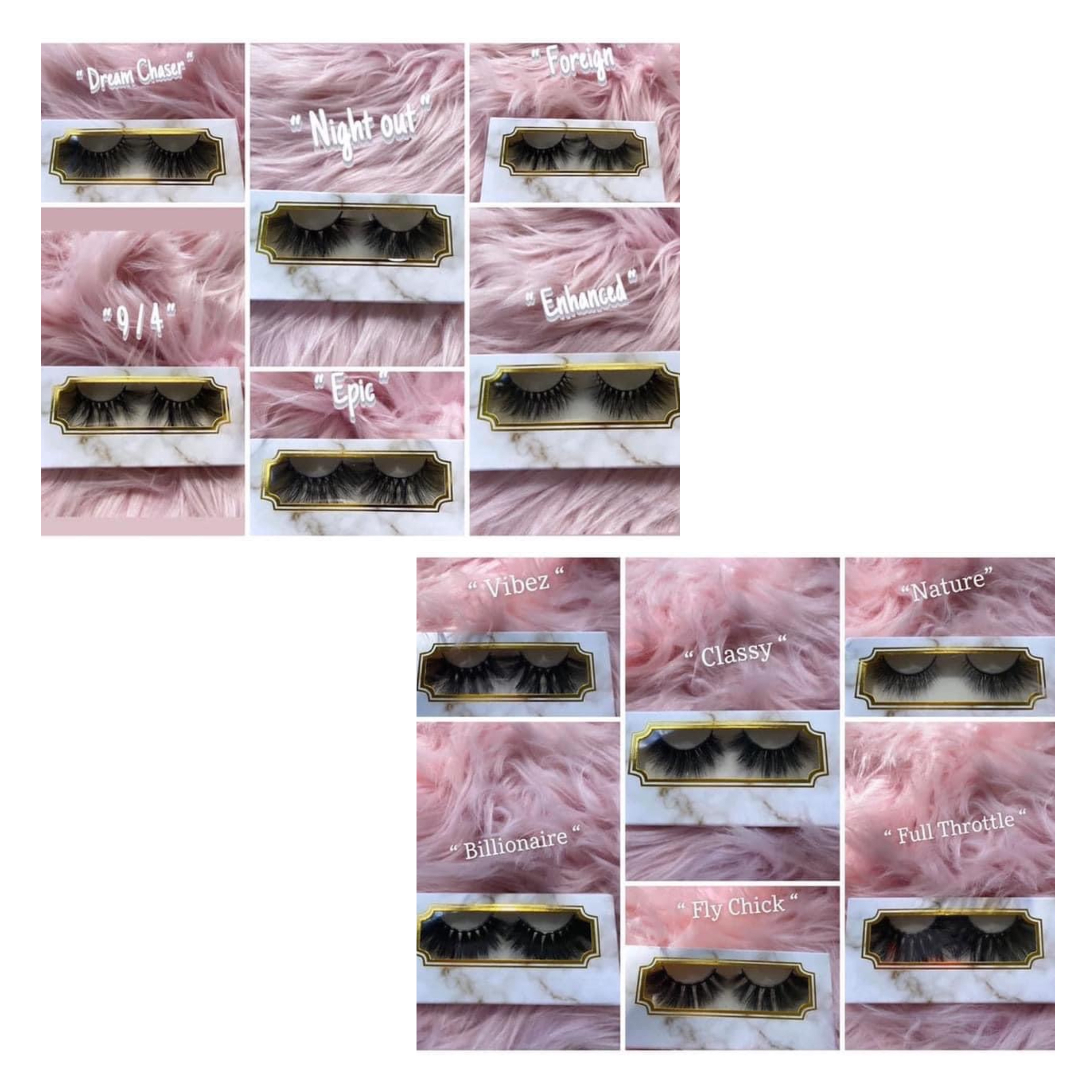 Top Quality Mink Strip Lashes