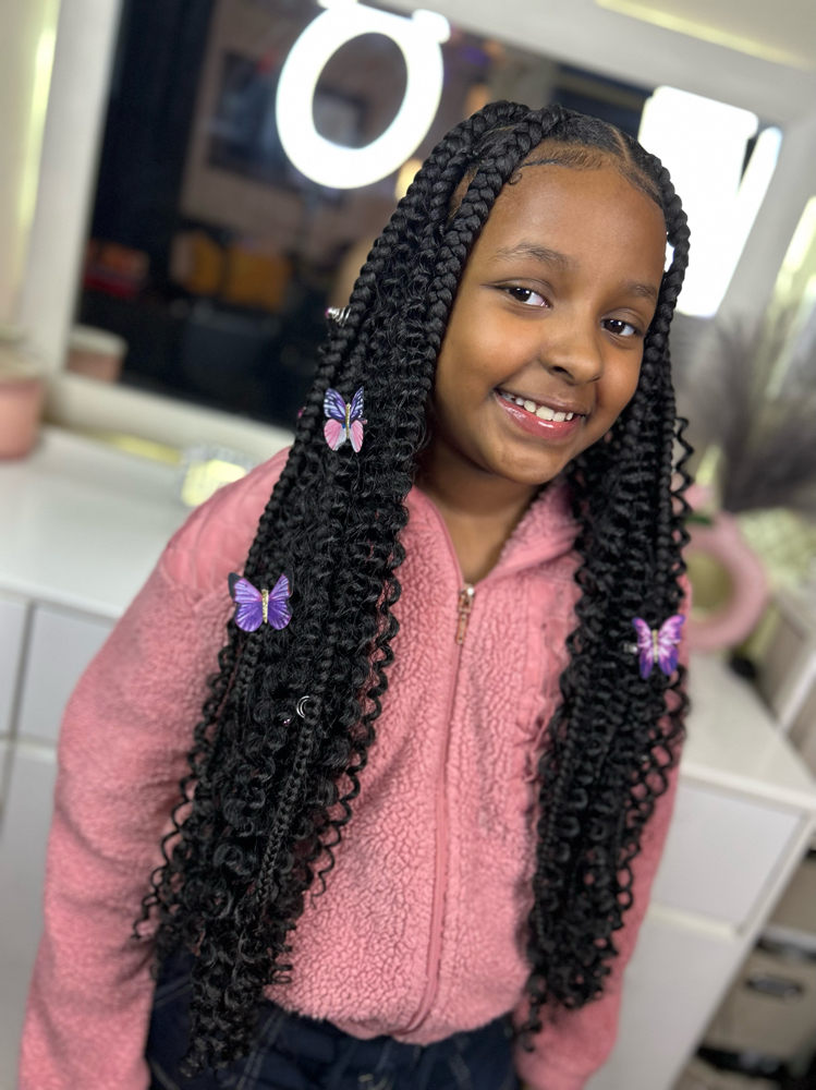 Kids Knotless Box braids