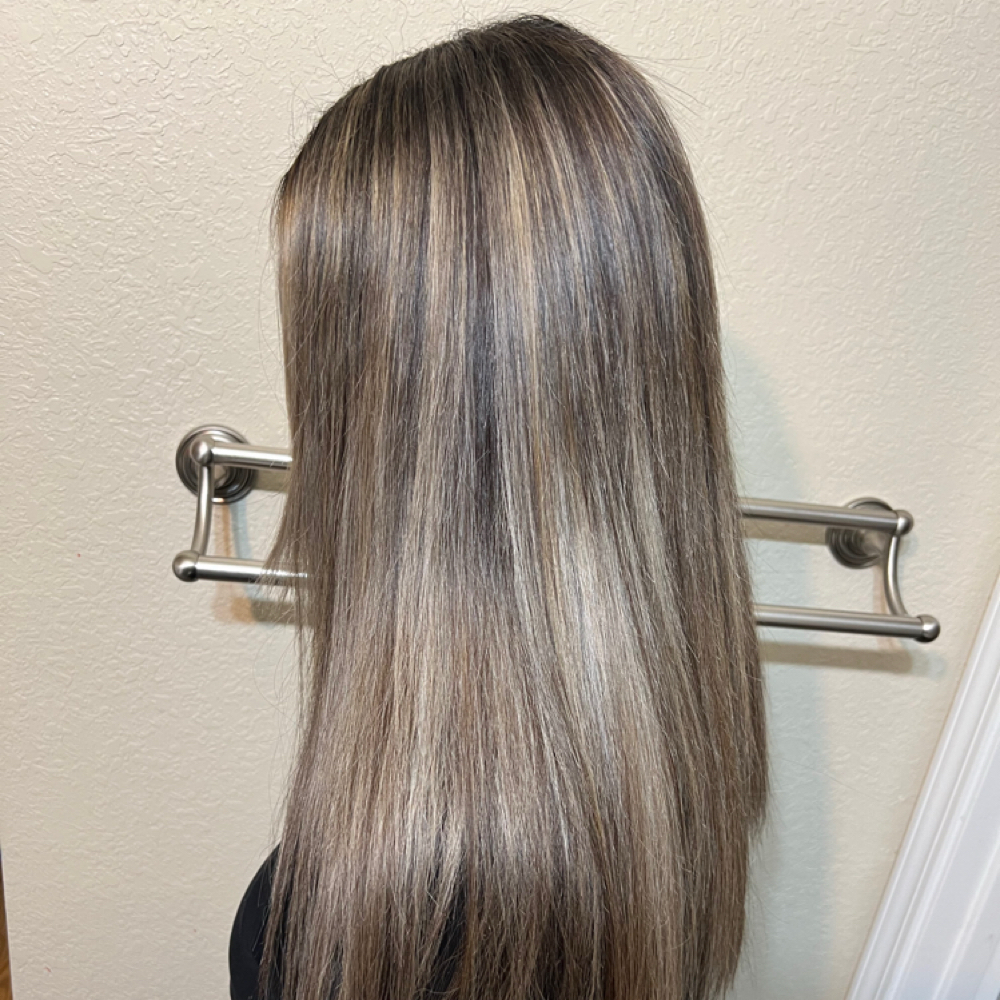Highlights Full Head at INVU Beauty Salon in Modesto, CA
