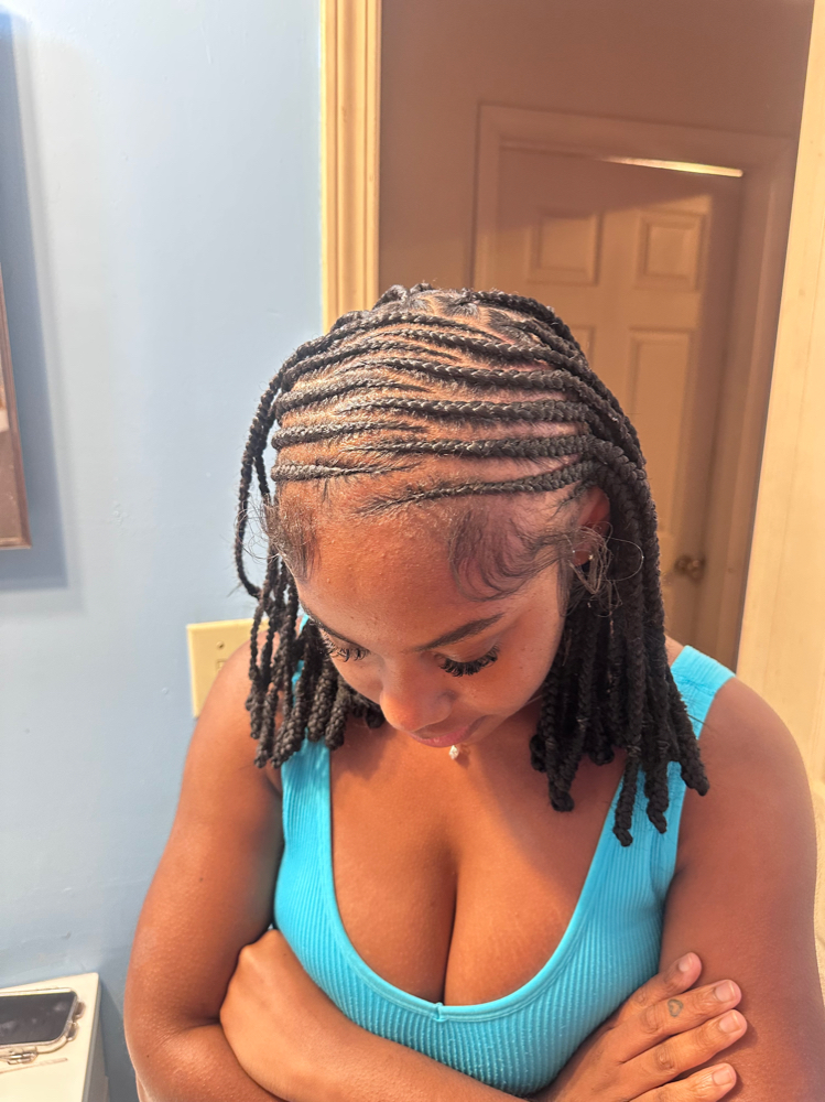 Fulani BarrelBraids( hair included)