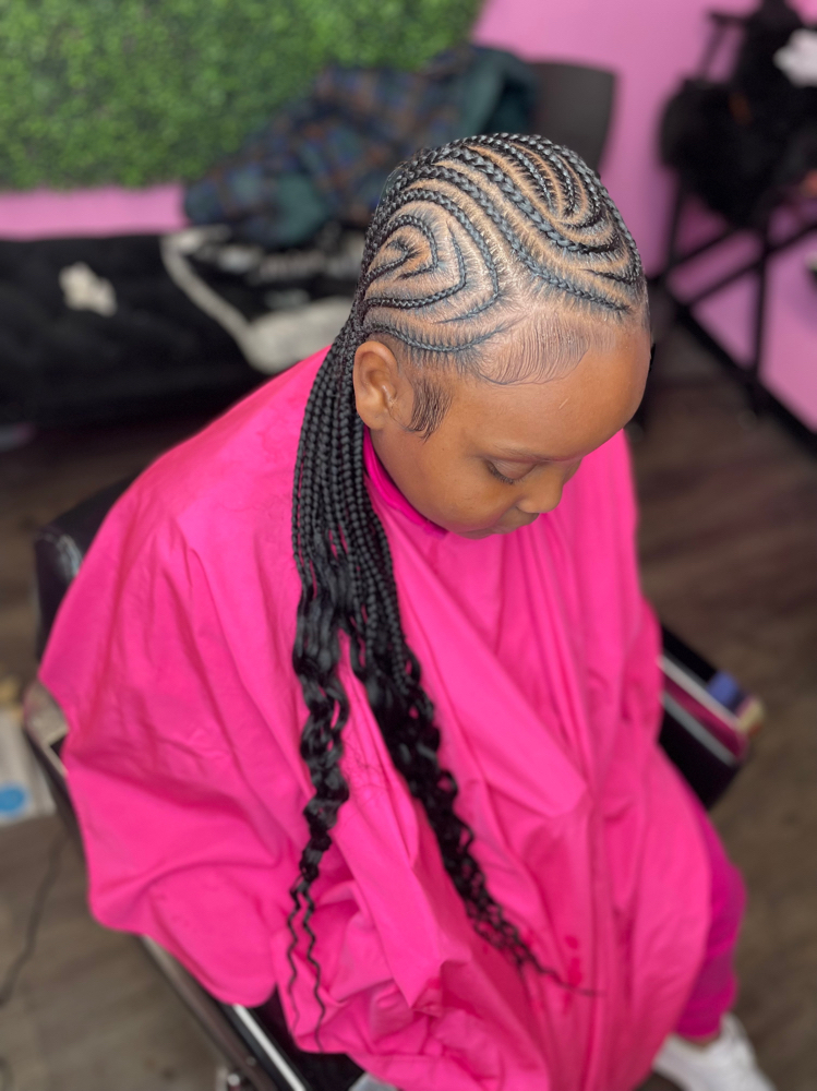 Kids Scalp Braids Bring Beads