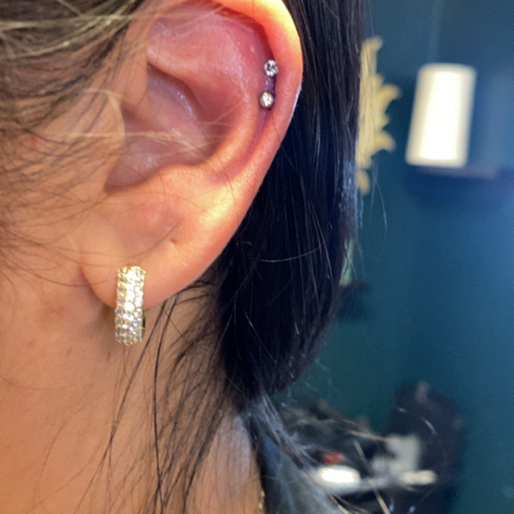 Helix/Cartilage(AGE 13+) at The Tattoo Parlor in Yukon, OK
