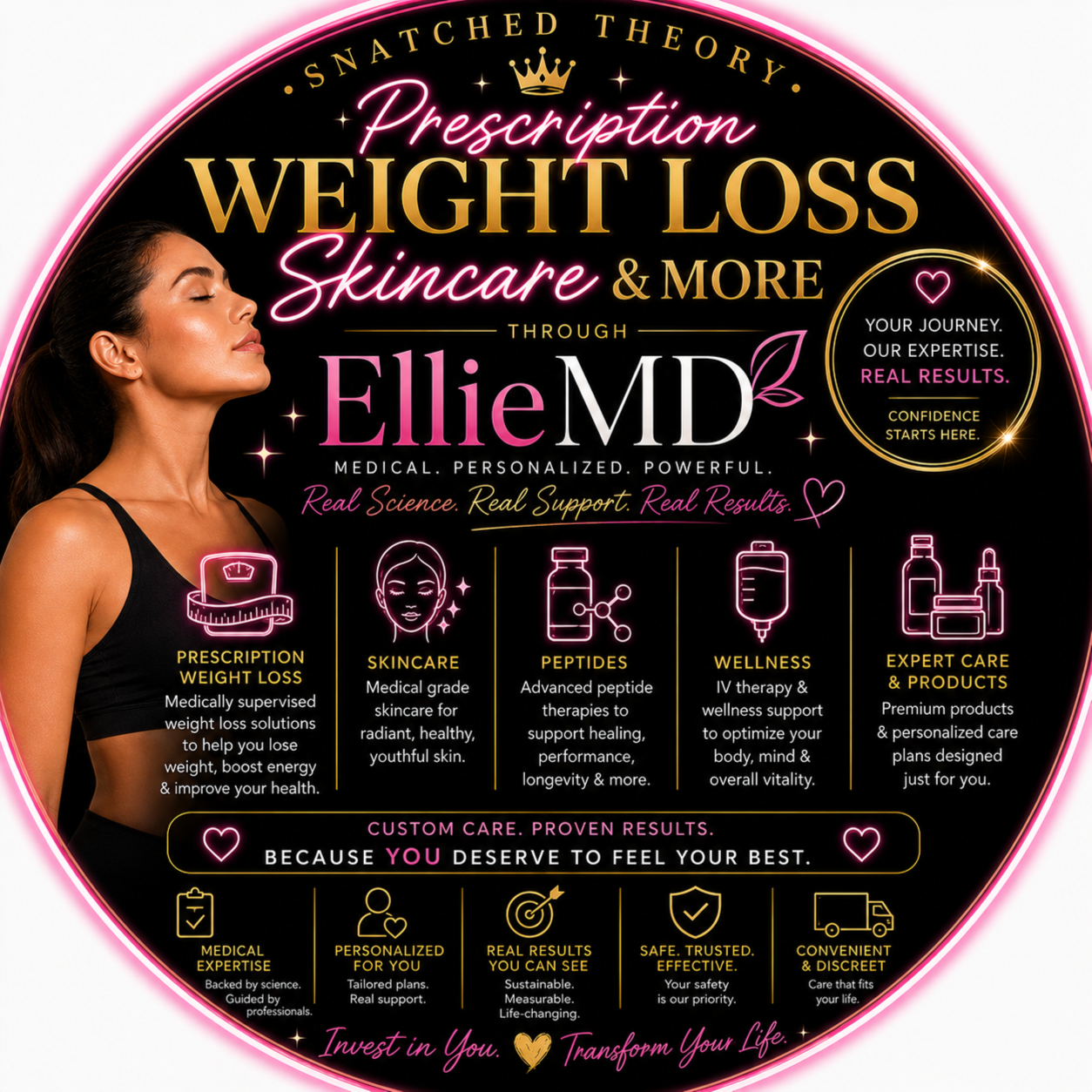 Rx Weight loss, skin care, and more at Snatched Theory in Sanford, FL