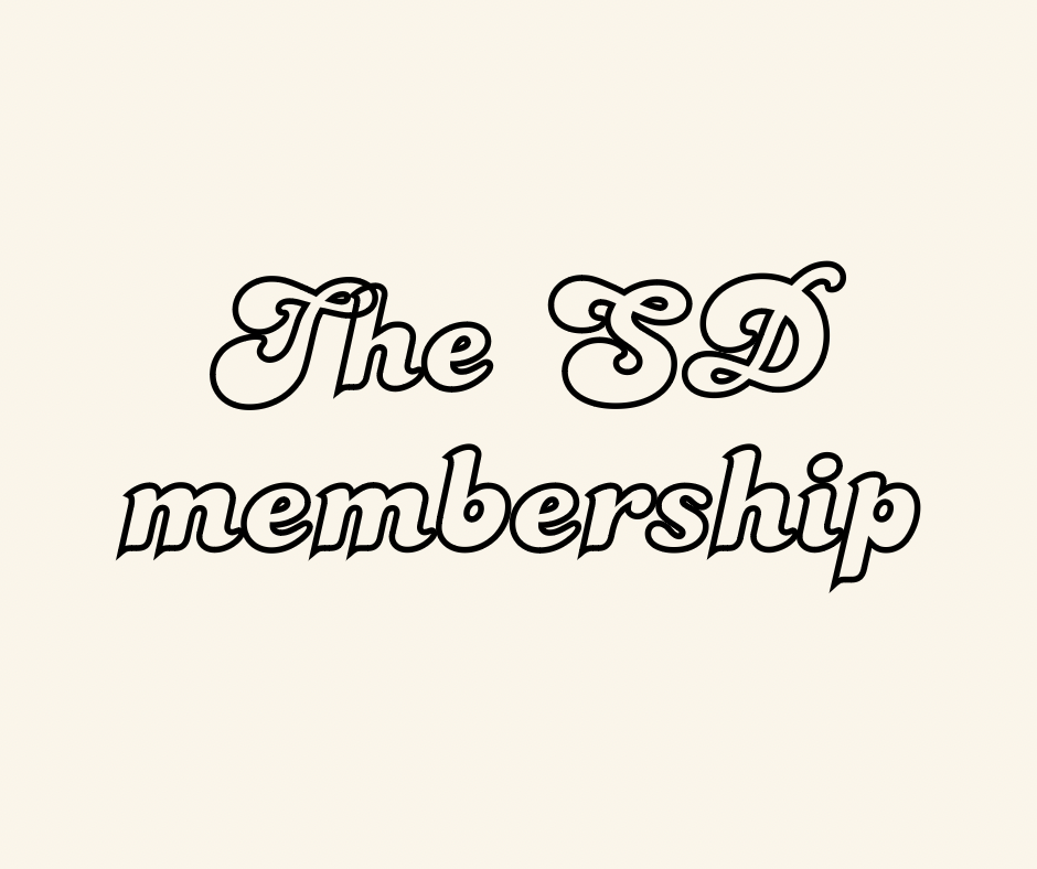 The SD Monthly Membership