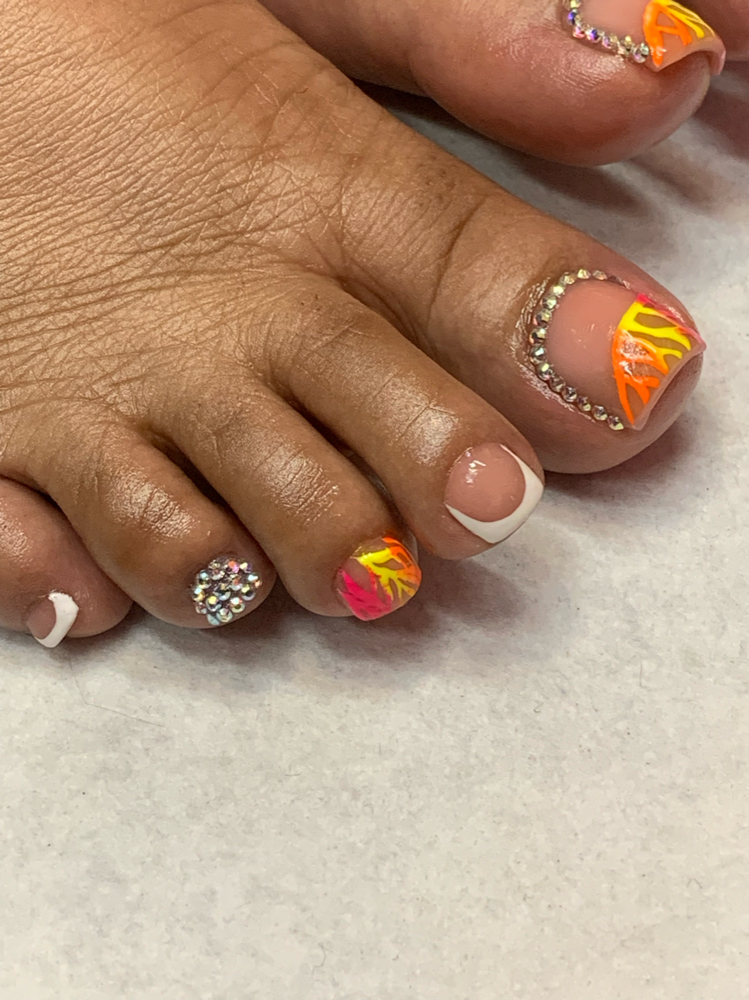 Fancy Gel Polish Pedicure