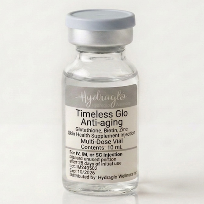 Timeless Glo Anti-Aging Shot at Hydraglo in Sugar Hill, GA