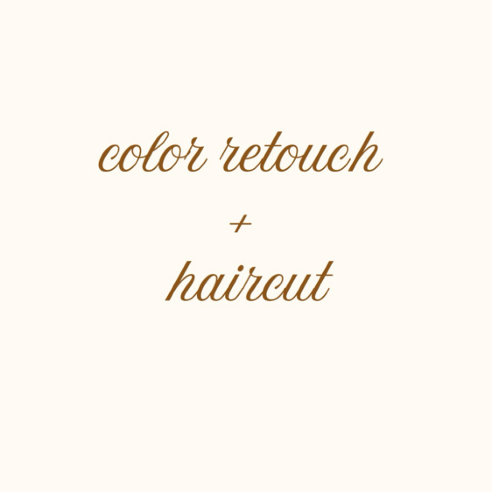 color retouch + haircut at Haley Gabriel Hair in Round Rock, TX