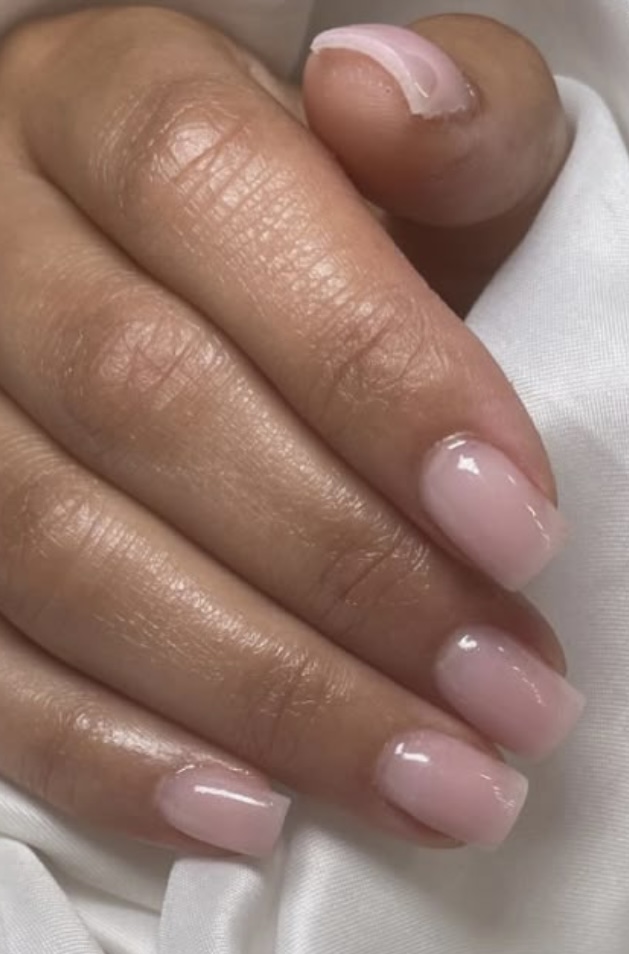 UV Gel Set on Natural Nails