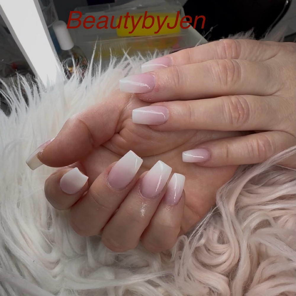 Ombre/Design Gel Extension Fullset at ProNails Lashes & Brows Studio in Woodburn, OR