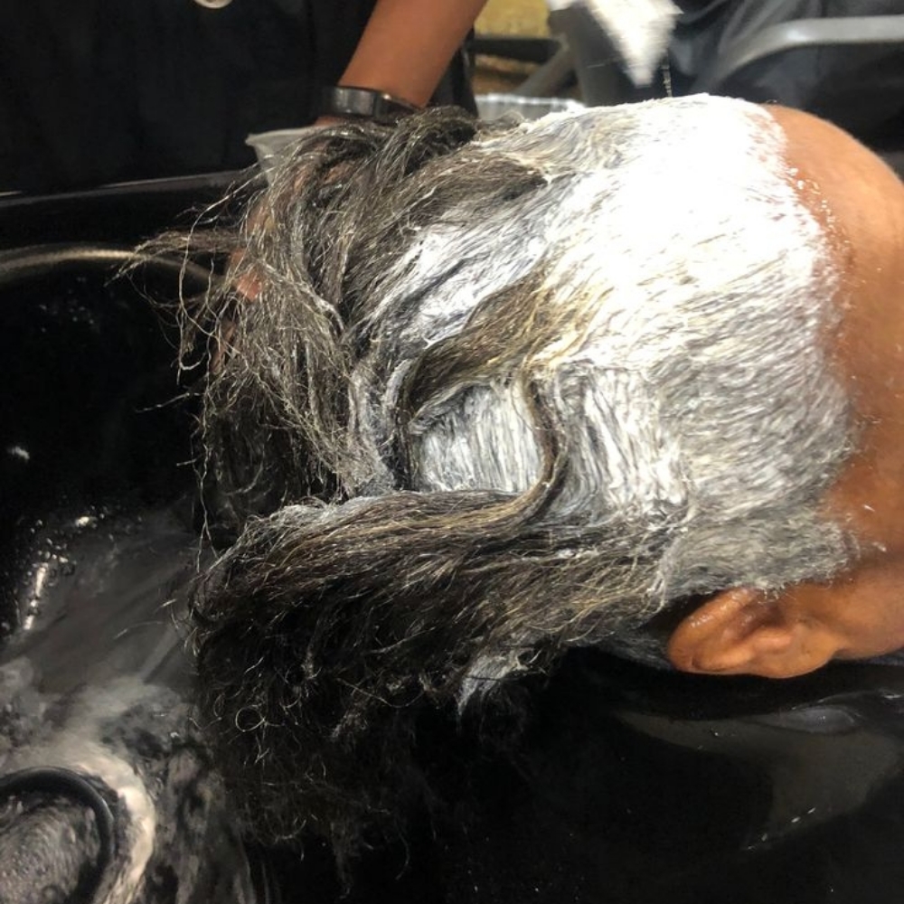 Relaxer Re Touch at Billion Hairs Salon in Kansas City, KS
