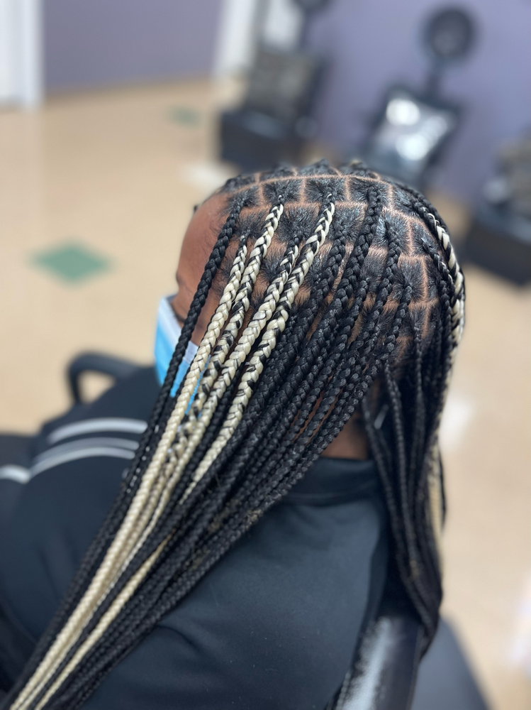 Medium Knotless Braids