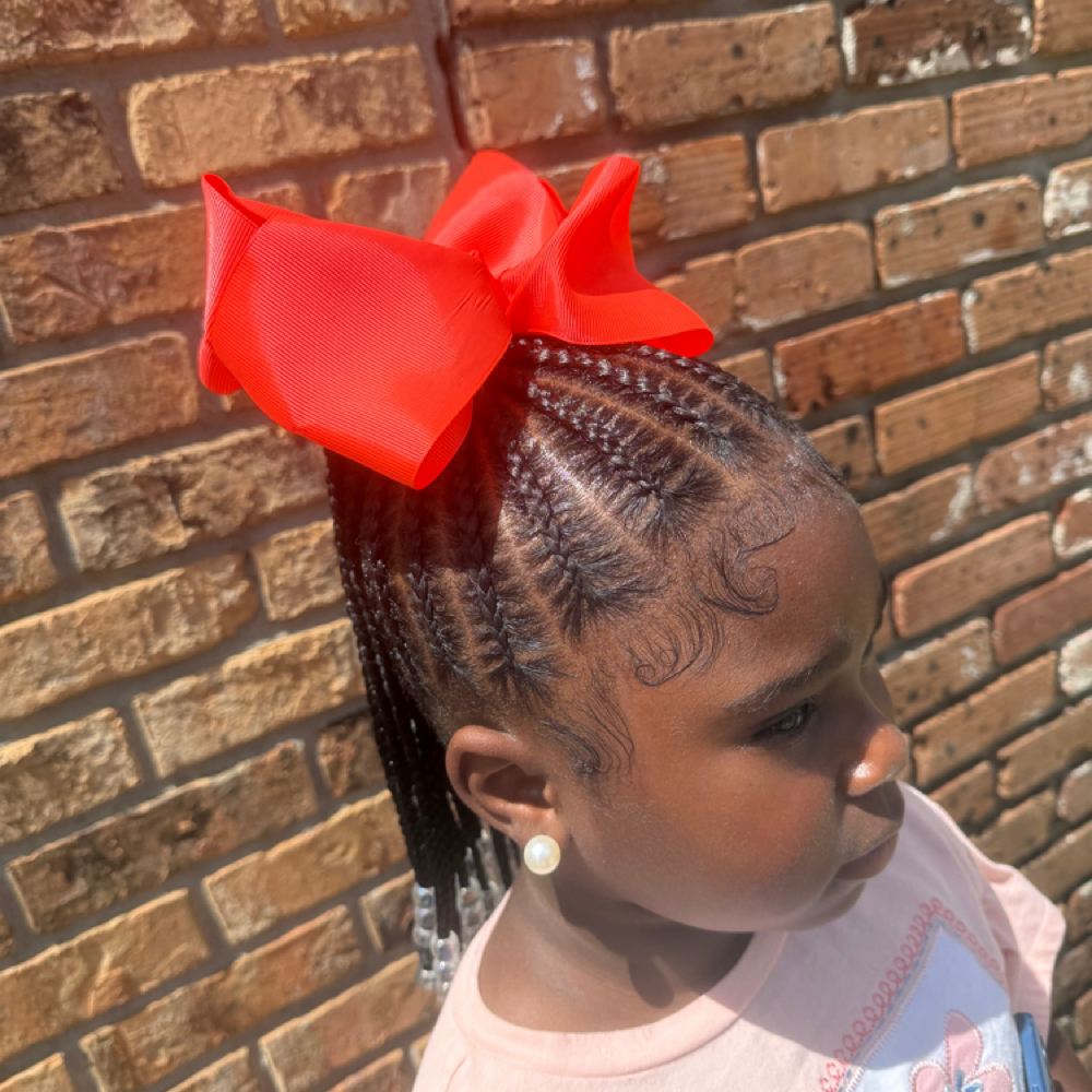 Braided ponytail at Braids by Ryy in Laurel, MS