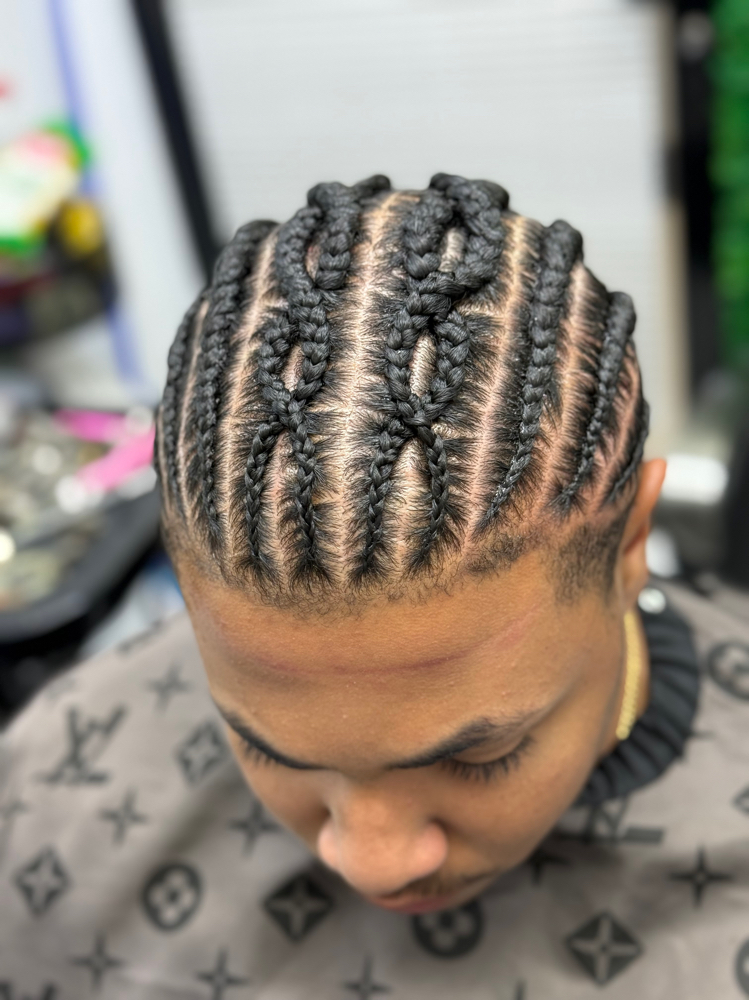 Men Cornrow Braids