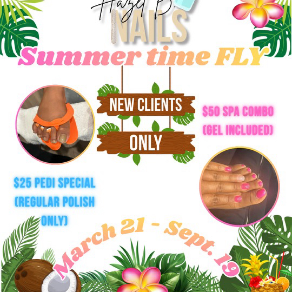 Summer Time Fly☀️NEW CLIENT ONLY at HazelB Nails in Cincinnati, OH