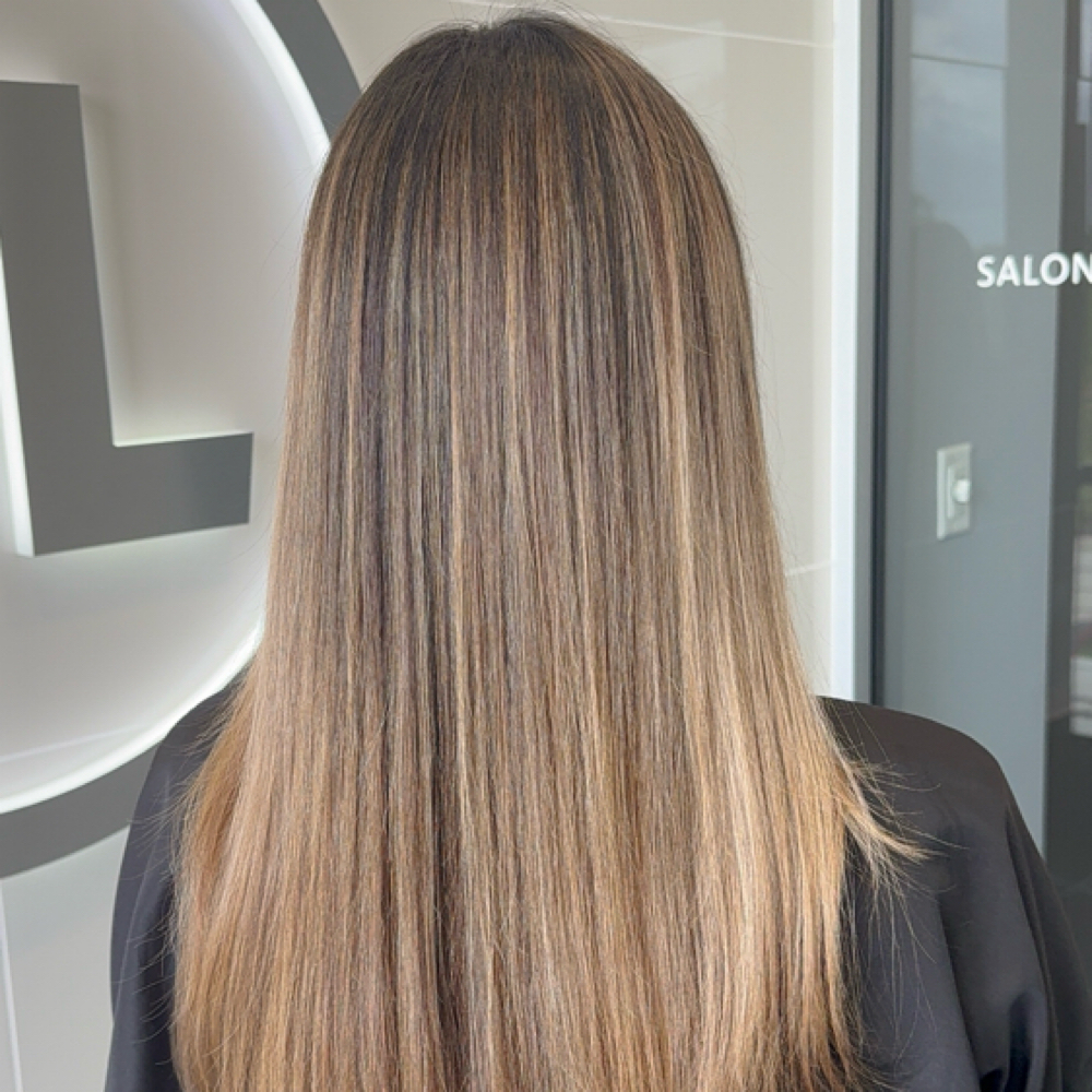 Heavy Partial Highlight/Lowlight at Sincerely Sami in Richmond, TX