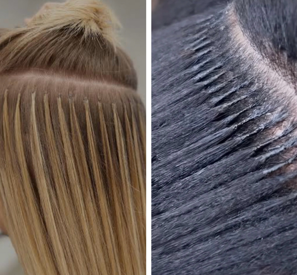 K-tips strand Hair Extensions