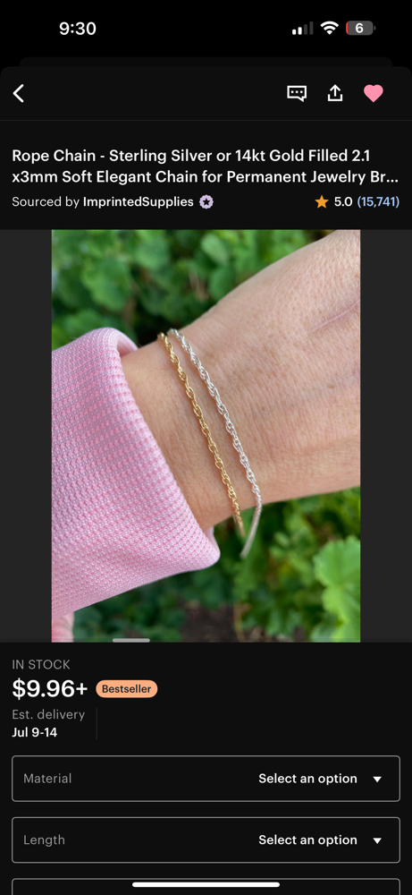 Permanent Bracelet