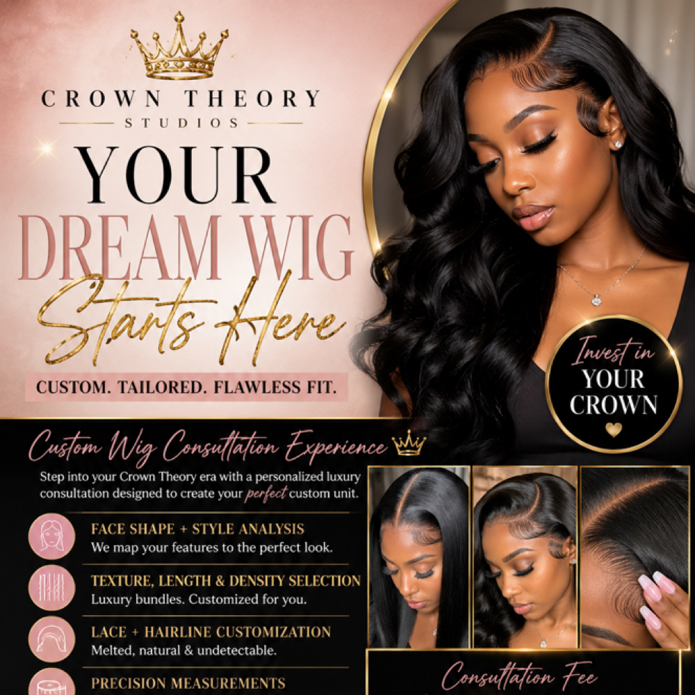 Cuztom Wig Consultation at Crown Theory Studios in Holiday, FL